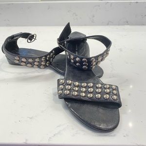 Chinese Laundry black flats with ankle strap